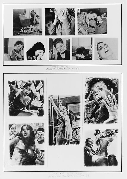 Annette Messager Collectioneuse, Annette Messager (French, born 1943), Gelatin silver prints, ink and graphite on paper