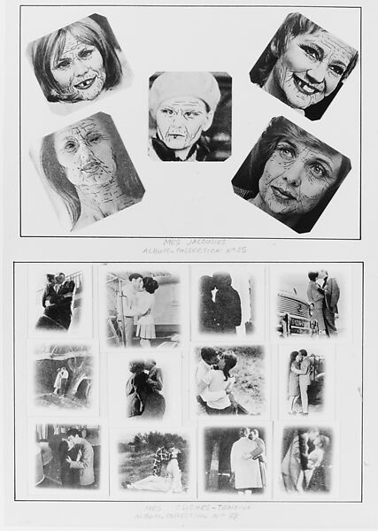 Annette Messager Collectioneuse, Annette Messager (French, born 1943), Gelatin silver prints, ink and graphite on paper