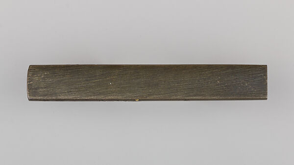 Knife Handle (Kozuka), Copper-silver alloy (shibuichi), gold, Japanese