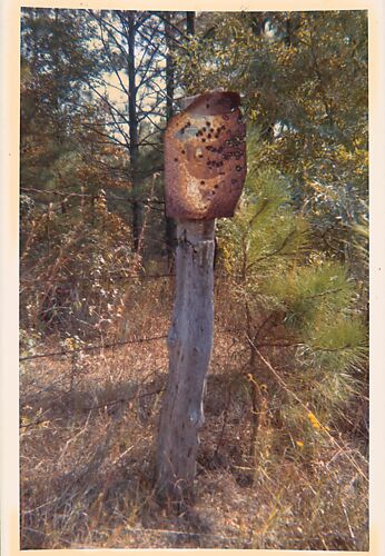 [Rusted Sign with Bullet Holes, Alabama]