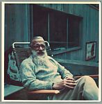 [Walker Evans Seated on Porch, Old Lyme, Connecticut]