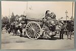 [Horse-Drawn Cart with Large Ceramic Vases in Nets, Cartagena, Spain]