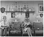 [Seven Views, Various Subjects: Women in Hair Salon, Billboards, Sales Showrooms, and Office], Unknown (American), Gelatin silver print