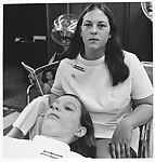[Seven Views, Various Subjects: Women in Hair Salon, Billboards, Sales Showrooms, and Office], Unknown (American), Gelatin silver print