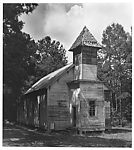 [Six Views, Various Subjects: Restaurant Signs, Coke Advertisement, Rural Church, Roadside Labor, Scarecrow, Domestic Interior], Unknown (American), Gelatin silver print