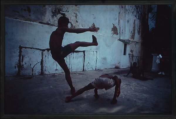 Blue Tango (Version with Nine Images), Miguel Rio Branco (Brazilian (born Spain), Las Palmas de Gran Canaria 1946), Silver dye bleach print