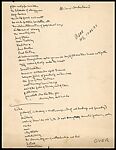 [56 Items of Correspondence, Press Clippings, and Manuscripts By and Related to James Agee], Walker Evans (American, St. Louis, Missouri 1903–1975 New Haven, Connecticut)