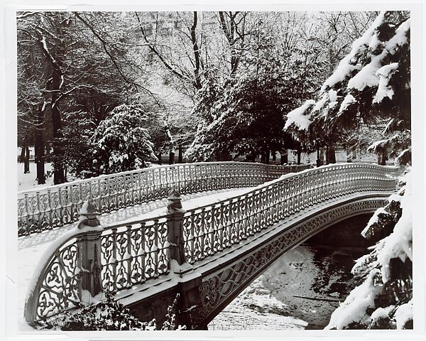 Pine Bank Arch, Central Park, John M. Hall (American, Hurdle Mills, North Carolina 1952–2019 New York), Gelatin silver print 