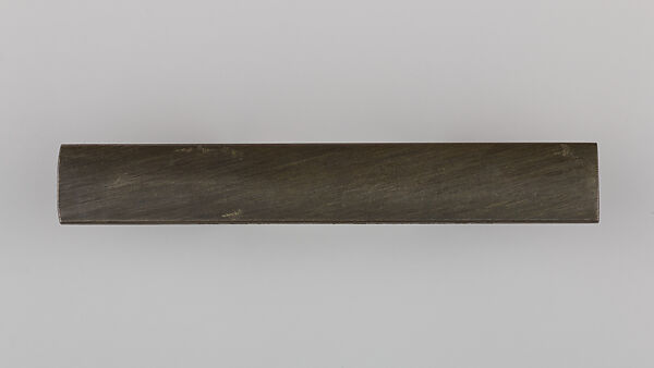 Knife Handle (Kozuka), Copper-silver alloy (shibuichi), Japanese