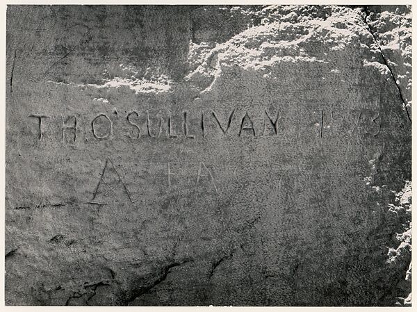 Inscription Rock, Ansel Easton Adams (American, San Francisco, California 1902–1984 Carmel, California), Gelatin silver print 