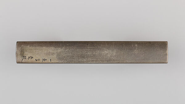 Knife Handle (Kozuka), Copper-silver alloy (shibuichi), gold, silver, Japanese