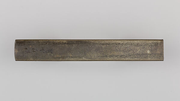 Knife Handle (Kozuka), Copper-silver alloy (shibuichi), gold, silver, Japanese