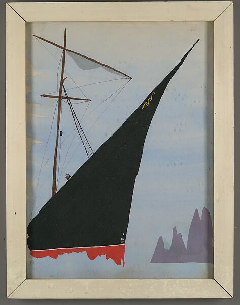 [Ship's Prow], Walker Evans (American, St. Louis, Missouri 1903–1975 New Haven, Connecticut), Tempera on paper 