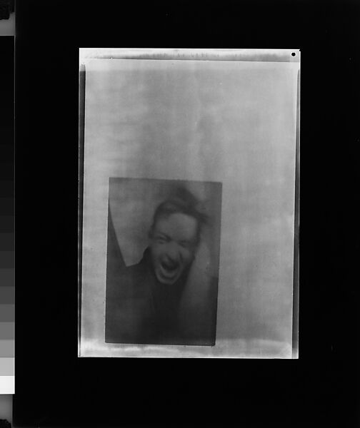 [Copy of Print of Early Self-Portrait on Board], Walker Evans (American, St. Louis, Missouri 1903–1975 New Haven, Connecticut), Film negative 