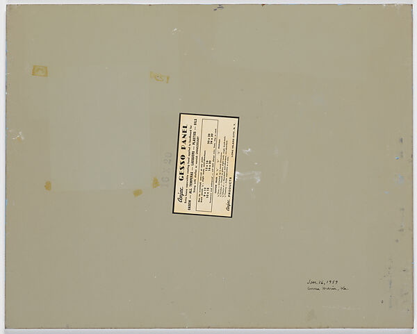 The Shell House, Walker Evans (American, St. Louis, Missouri 1903–1975 New Haven, Connecticut), Oil on high density fiberboard