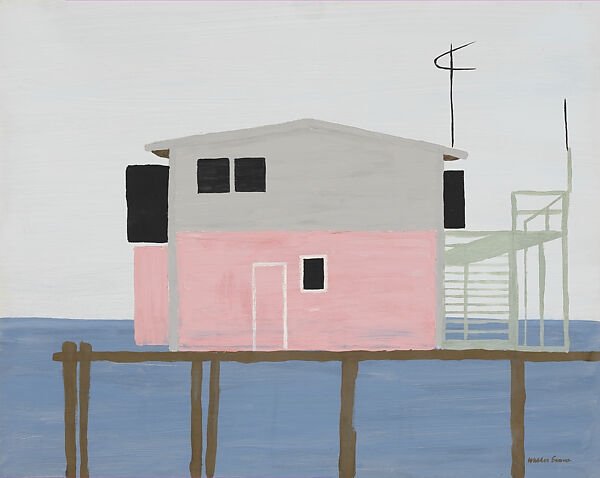 Anna Maria, Florida, Walker Evans (American, St. Louis, Missouri 1903–1975 New Haven, Connecticut), Oil on high density fiberboard 