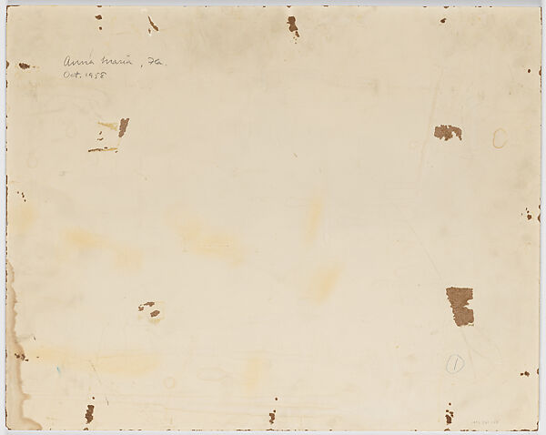 Anna Maria, Florida, Walker Evans (American, St. Louis, Missouri 1903–1975 New Haven, Connecticut), Oil on high density fiberboard