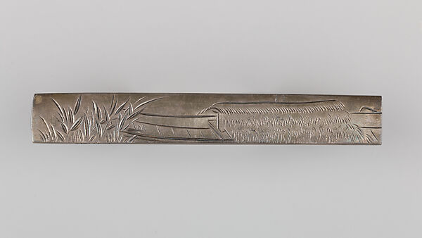 Knife Handle (Kozuka), Silver, copper, gold, copper-silver alloy (shibuichi), copper-gold alloy (shakudō), Japanese
