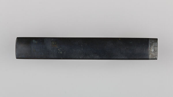 Knife Handle (Kozuka), Copper-gold alloy (shakudō), gold, silver, Japanese