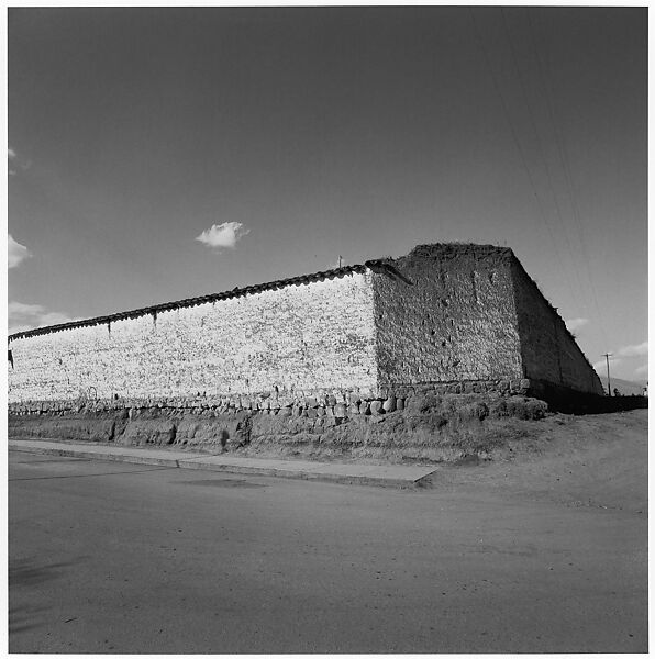 [Exterior Corner of Whitewashed Wall, Cuzco, Peru], Harry Callahan (American, Detroit, Michigan 1912–1999 Atlanta, Georgia), Gelatin silver print 