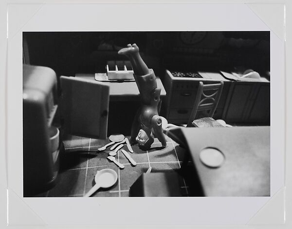 Untitled (Woman Standing on Head), Laurie Simmons (American, born 1949), Gelatin silver print 