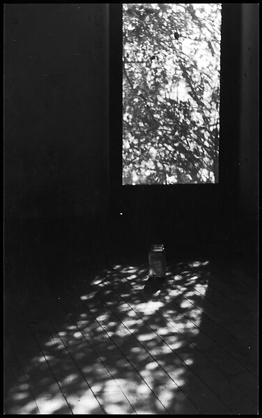 [Darkened Room with Jar on Floor], Ralph Eugene Meatyard (American, 1925–1972), Gelatin silver print 