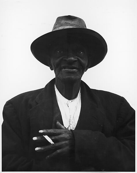 [Georgetown Series: Man Wearing Hat], Ralph Eugene Meatyard (American, 1925–1972), Gelatin silver print 