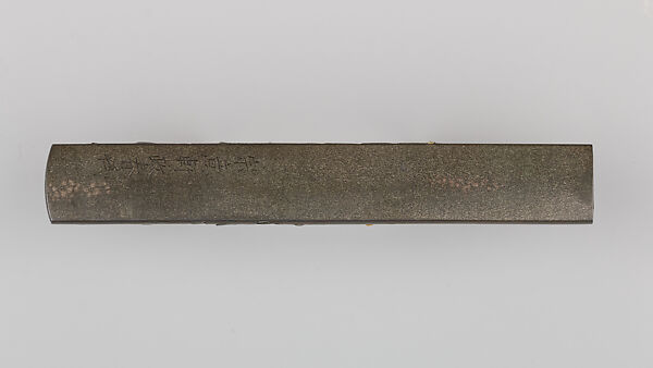Knife Handle (Kozuka), Copper-silver alloy (shibuichi), gold, copper, silver, Japanese