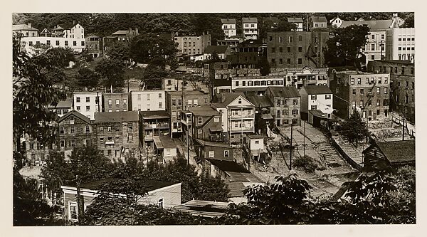 View of Ossining, New York, Walker Evans (American, St. Louis, Missouri 1903–1975 New Haven, Connecticut), Gelatin silver print 