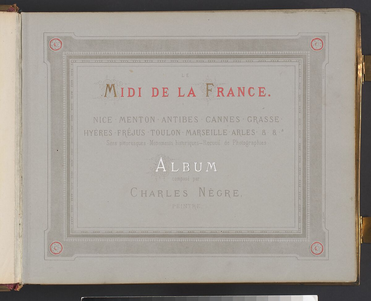 Le Midi de la France, Charles Nègre (French, 1820–1880), Albumen silver prints 