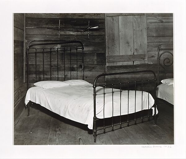 [Part of the Bedroom of Floyd Burroughs's Cabin, Hale County, Alabama], Walker Evans (American, St. Louis, Missouri 1903–1975 New Haven, Connecticut), Gelatin silver print 