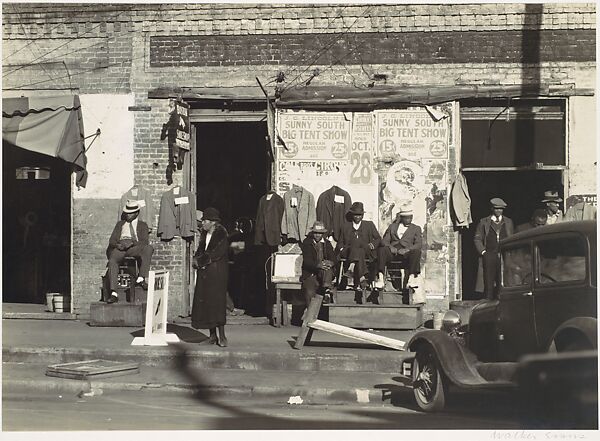 [Street Scene, Selma, Alabama], Walker Evans (American, St. Louis, Missouri 1903–1975 New Haven, Connecticut), Gelatin silver print 