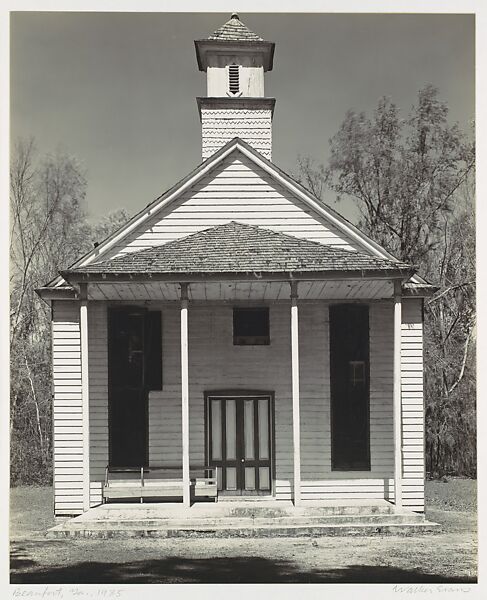 [Rural Church, Beaufort, South Carolina], Walker Evans (American, St. Louis, Missouri 1903–1975 New Haven, Connecticut), Gelatin silver print 
