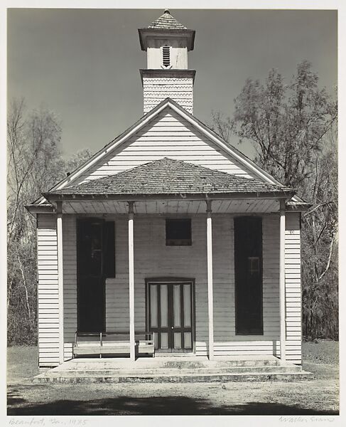 [Rural Church, Beaufort, South Carolina], Walker Evans  American, Gelatin silver print