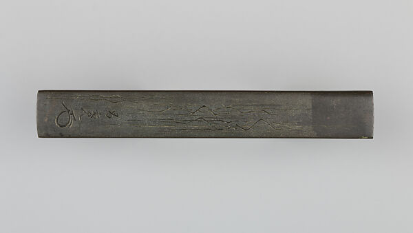Knife Handle (Kozuka), Copper-gold alloy (shakudō), copper-silver (shibuichi), gold, silver, Japanese