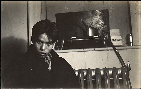 [Unidentified Young Man Before Radiator], Walker Evans (American, St. Louis, Missouri 1903–1975 New Haven, Connecticut), Gelatin silver print 