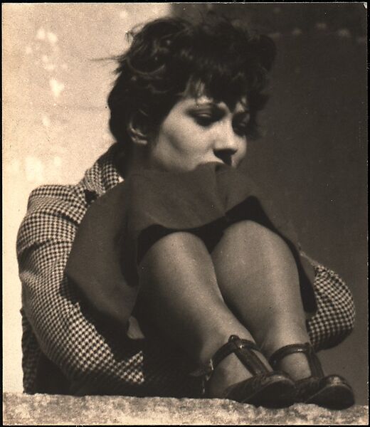 [Jane Ninas Seated on Balcony, Belle Grove Plantation, White Castle, Louisiana], Walker Evans (American, St. Louis, Missouri 1903–1975 New Haven, Connecticut), Gelatin silver print 