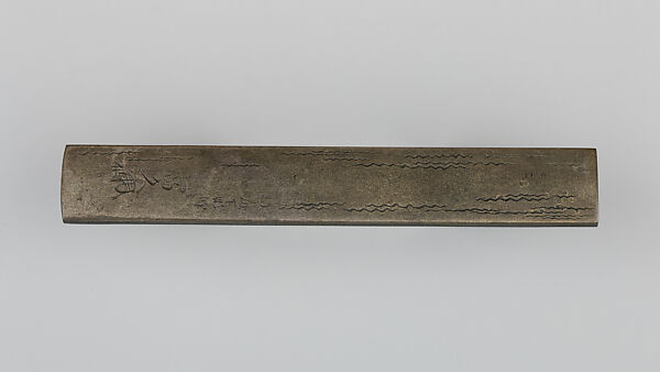 Knife Handle (Kozuka), Copper-gold alloy (shakudō), copper-silver alloy (shibuichi), gold, silver, Japanese