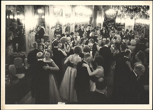 [Couples Dancing at Party, London], Walker Evans (American, St. Louis, Missouri 1903–1975 New Haven, Connecticut), Gelatin silver print 