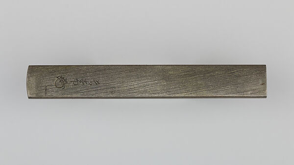 Knife Handle (Kozuka), Copper-silver alloy (shibuichi), silver, gold, Japanese