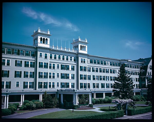 [32 Views of Massachusetts and Maine Resort Hotels for Fortune Article "Summer North of Boston"], Walker Evans (American, St. Louis, Missouri 1903–1975 New Haven, Connecticut), Color film transparency
