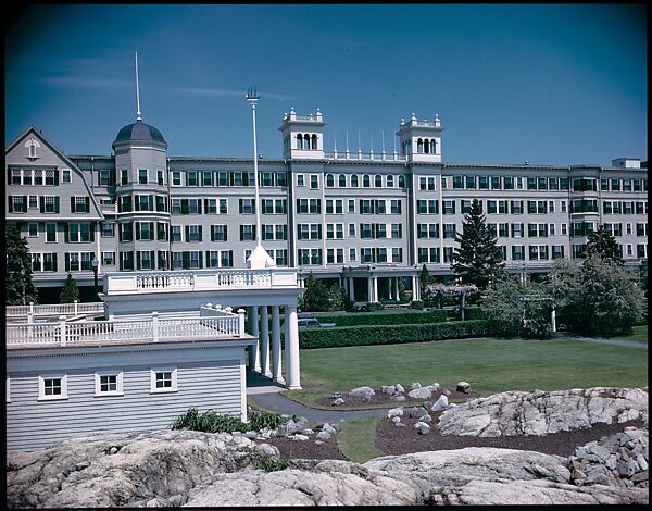 [32 Views of Massachusetts and Maine Resort Hotels for Fortune Article "Summer North of Boston"], Walker Evans (American, St. Louis, Missouri 1903–1975 New Haven, Connecticut), Color film transparency