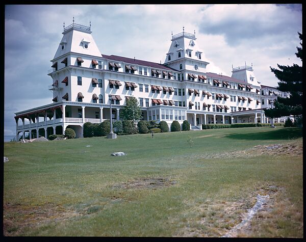 [32 Views of Massachusetts and Maine Resort Hotels for Fortune Article "Summer North of Boston"], Walker Evans (American, St. Louis, Missouri 1903–1975 New Haven, Connecticut), Color film transparency