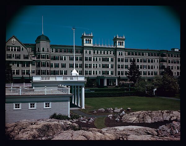 [32 Views of Massachusetts and Maine Resort Hotels for Fortune Article "Summer North of Boston"], Walker Evans (American, St. Louis, Missouri 1903–1975 New Haven, Connecticut), Color film transparency