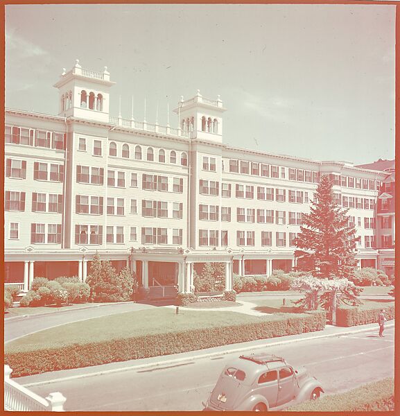 [46 Views of Massachusetts Resort Hotels for Fortune Article "Summer North of Boston"], Walker Evans (American, St. Louis, Missouri 1903–1975 New Haven, Connecticut), Color film transparency