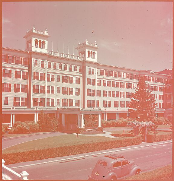 [46 Views of Massachusetts Resort Hotels for Fortune Article "Summer North of Boston"], Walker Evans (American, St. Louis, Missouri 1903–1975 New Haven, Connecticut), Color film transparency