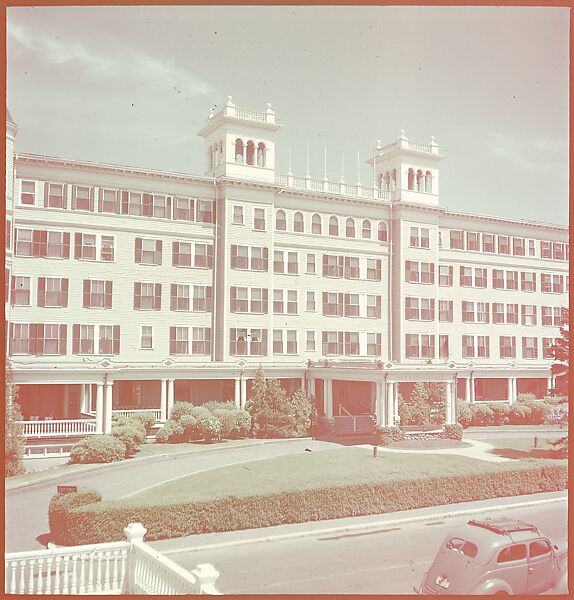 [46 Views of Massachusetts Resort Hotels for Fortune Article "Summer North of Boston"], Walker Evans (American, St. Louis, Missouri 1903–1975 New Haven, Connecticut), Color film transparency