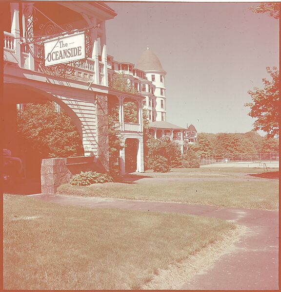[46 Views of Massachusetts Resort Hotels for Fortune Article "Summer North of Boston"], Walker Evans (American, St. Louis, Missouri 1903–1975 New Haven, Connecticut), Color film transparency