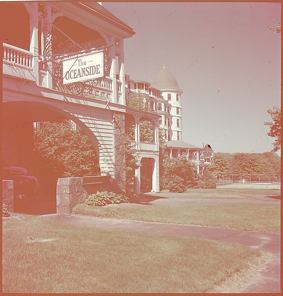 [46 Views of Massachusetts Resort Hotels for Fortune Article "Summer North of Boston"], Walker Evans (American, St. Louis, Missouri 1903–1975 New Haven, Connecticut), Color film transparency