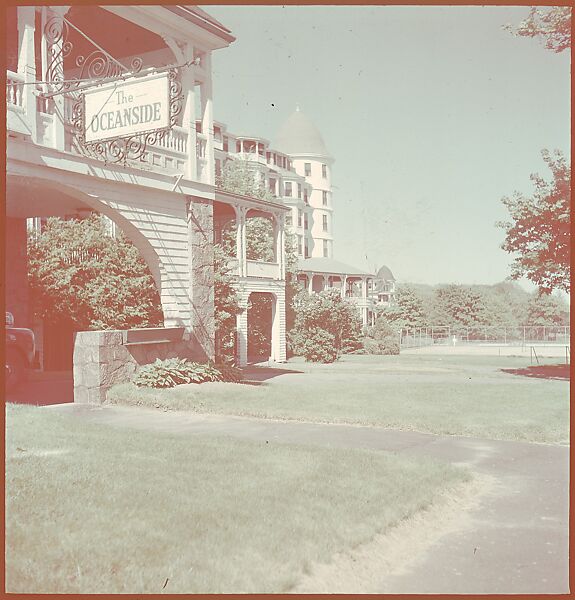 [46 Views of Massachusetts Resort Hotels for Fortune Article "Summer North of Boston"], Walker Evans (American, St. Louis, Missouri 1903–1975 New Haven, Connecticut), Color film transparency